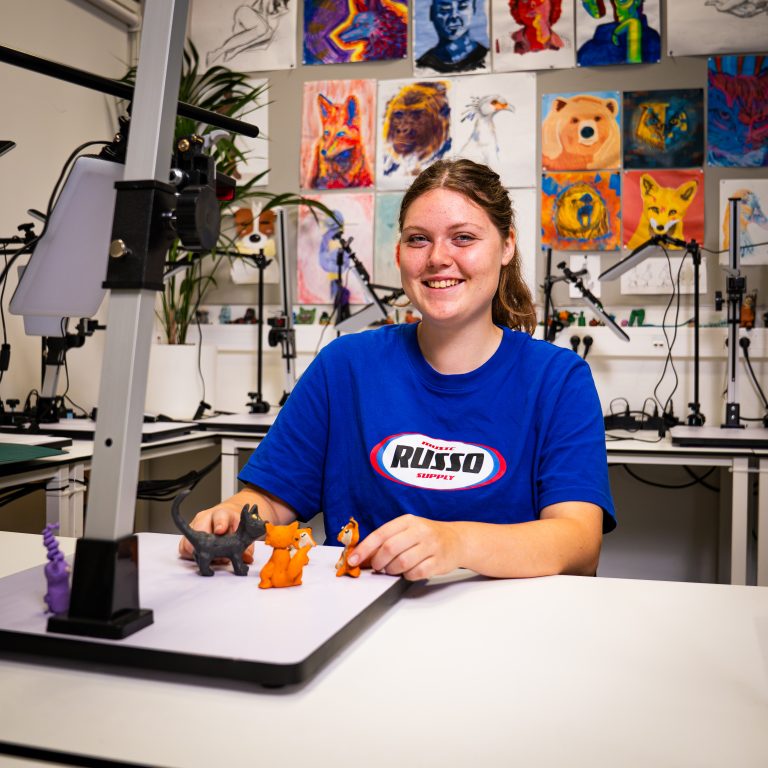 Student filmt een nieuwe stopmotion