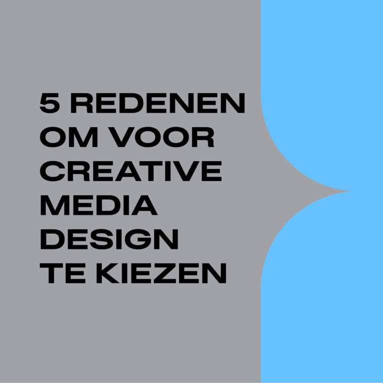 5 redenen om voor Creative Media Design te kiezen.