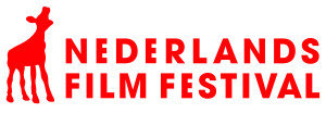 Het rode logo van het Nederlands Film Festival