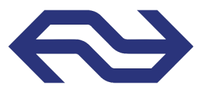 Het logo van de NS